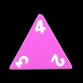 HALF PRICE CLEARANCE TDSO Metal Spectrum Pink Finish D4 Dice