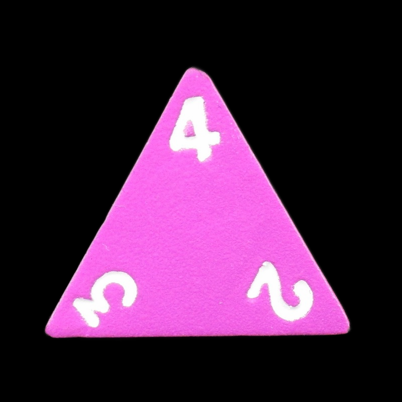 HALF PRICE CLEARANCE TDSO Metal Spectrum Pink Finish D4 Dice