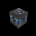 TDSO Metal Strata Black Nickel & Rainbow Mica D6 Dice
