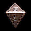 TDSO Metal Digital Antique Copper & Black D8 Dice