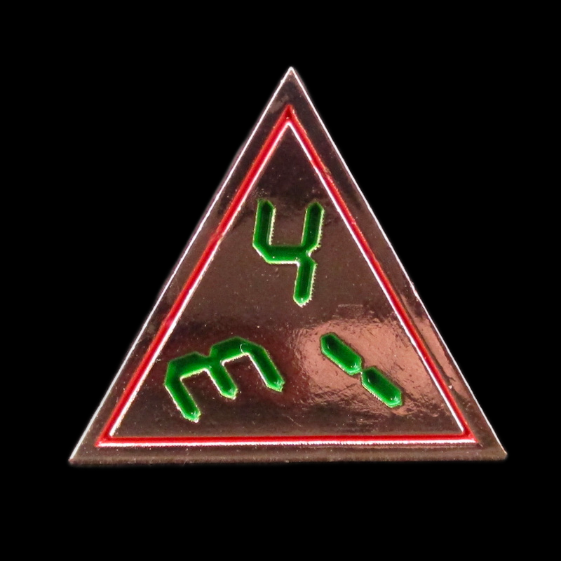 TDSO Metal Digital Copper Red & Green D4 Dice