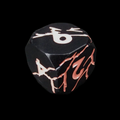 TDSO Metal 'Thor' Lightning Matt Black & Pink D6 Dice