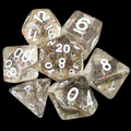 TDSO Metallic Flakes Small Stars 7 Dice Polyset