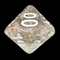 TDSO Metallic Flakes Small Stars Percentile Dice