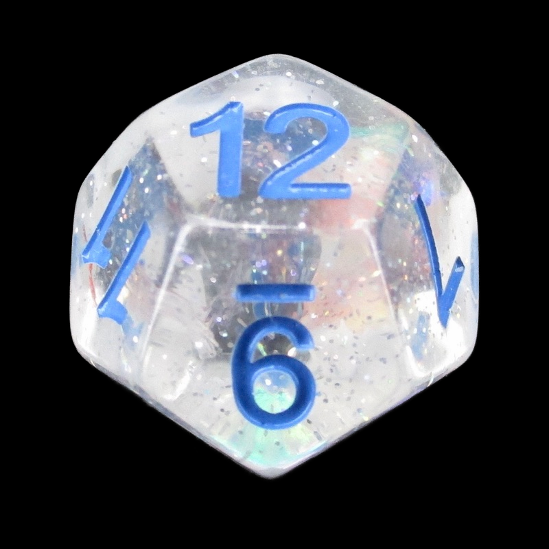 TDSO Metallic Flakes Winter Storm D12 Dice