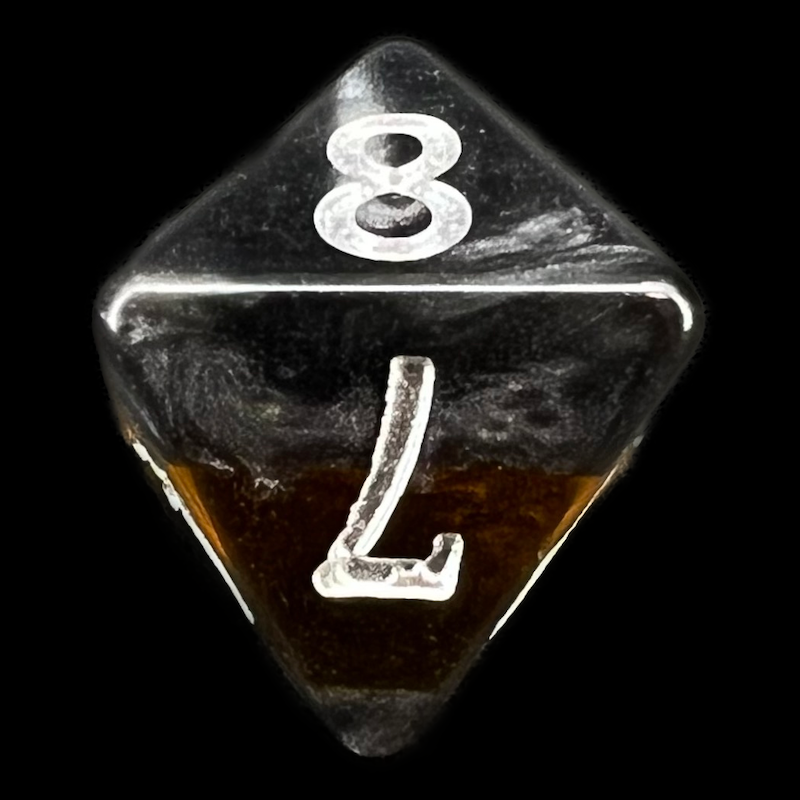 TDSO Mineral Amber D8 Dice