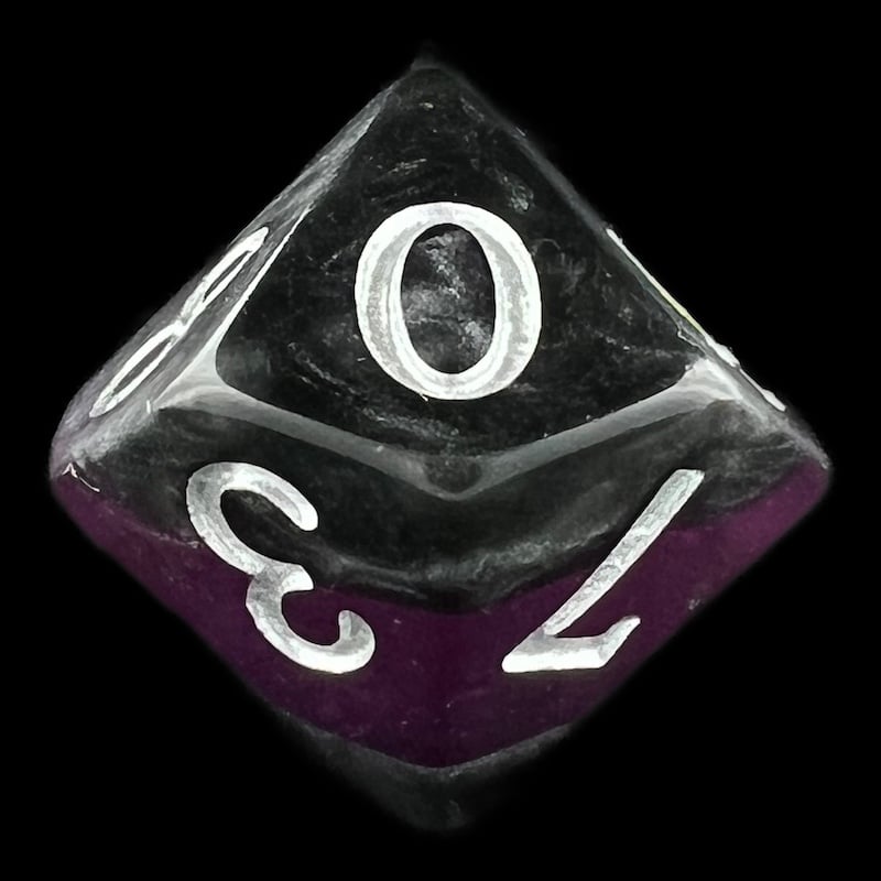 TDSO Mineral Amethyst D10 Dice