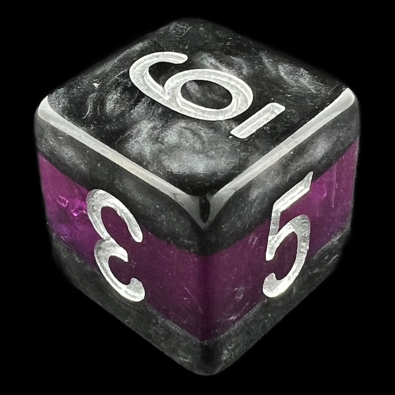 TDSO Mineral Amethyst D6 Dice