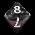TDSO Mineral Amethyst D8 Dice