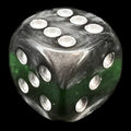 TDSO Mineral Emerald 16mm D6 Spot Dice