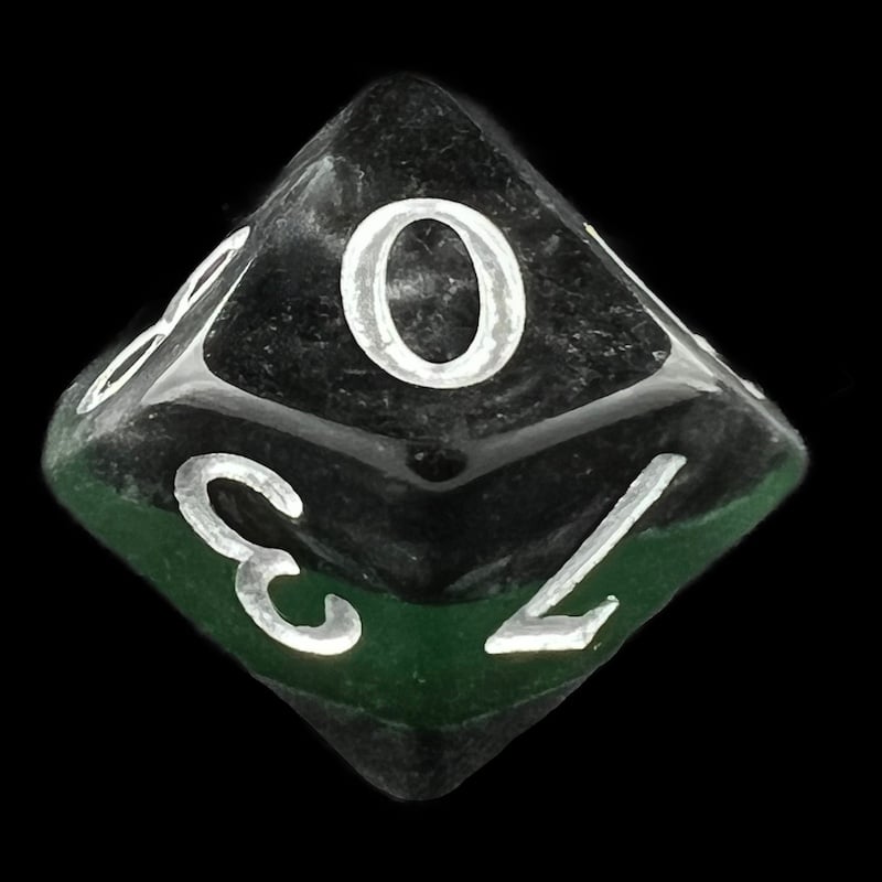 TDSO Mineral Emerald D10 Dice