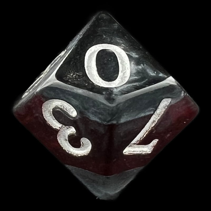 TDSO Mineral Ruby D10 Dice