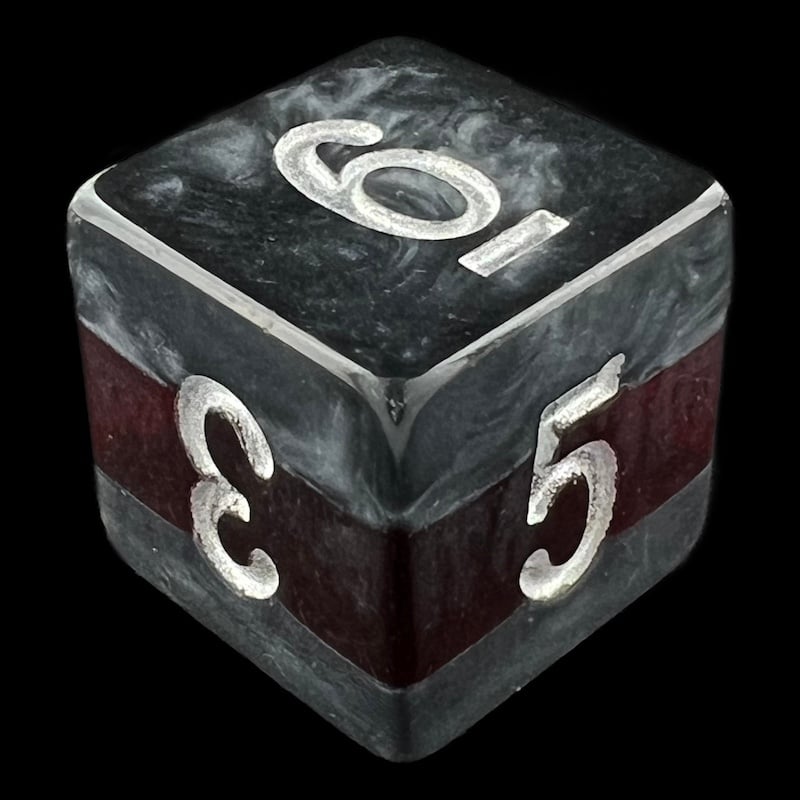 TDSO Mineral Ruby D6 Dice