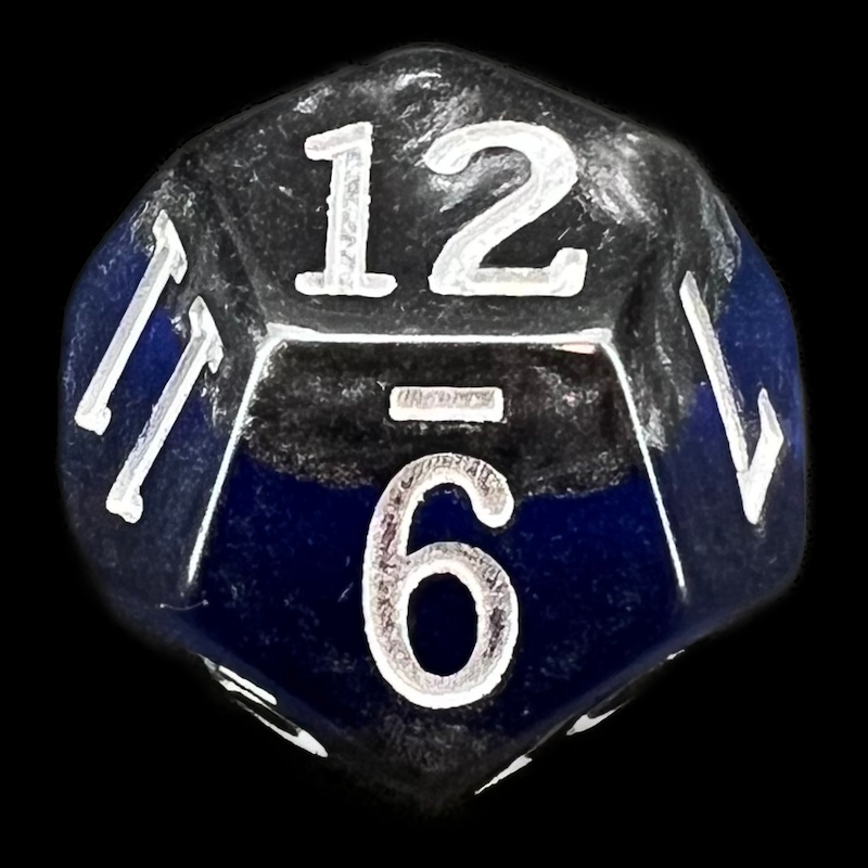 TDSO Mineral Sapphire D12 Dice
