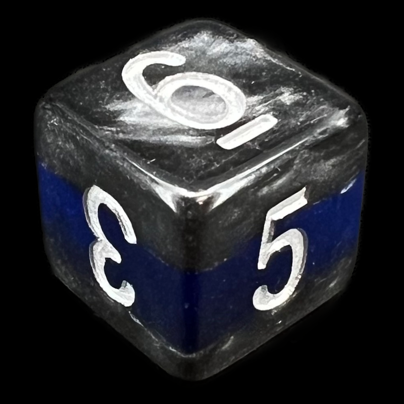 TDSO Mineral Sapphire D6 Dice