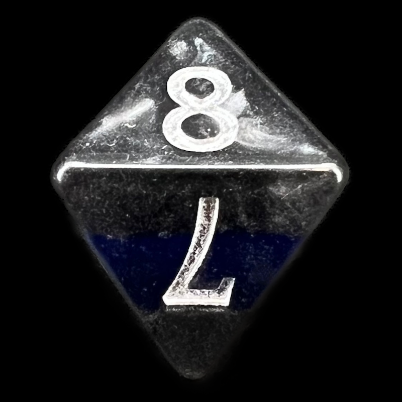 TDSO Mineral Sapphire D8 Dice