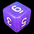 TDSO Moonstone Royal Purple D6 Dice