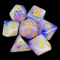 TDSO Opalescence Dark Blue & Purple 7 Dice Polyset