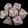TDSO Opaque Antique Copper 7 Dice Polyset