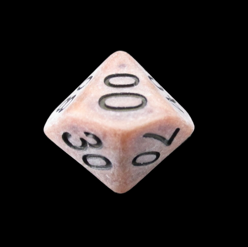 TDSO Opaque Antique Copper Percentile Dice