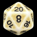 TDSO Opaque Antique Ghostly Green D20 Dice