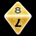 TDSO Opaque Antique Ghostly Green D8 Dice
