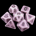 TDSO Opaque Antique Ghostly Purple 7 Dice Polyset