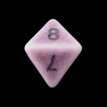 TDSO Opaque Antique Ghostly Purple D8 Dice