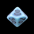 TDSO Opaque Antique Ghostly Turquoise Percentile Dice