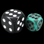 TDSO Opaque Antique Green 36 x D6 Dice Set