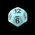 TDSO Opaque Antique Green D12 Dice