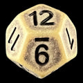HALF PRICE CLEARANCE TDSO Opaque Antique Olive Green D12 Dice