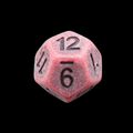TDSO Opaque Antique Red D12 Dice