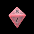 TDSO Opaque Antique Red D8 Dice