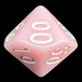 TDSO Opaque Baby Pink Percentile Dice