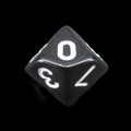 TDSO Opaque Black D10 Dice