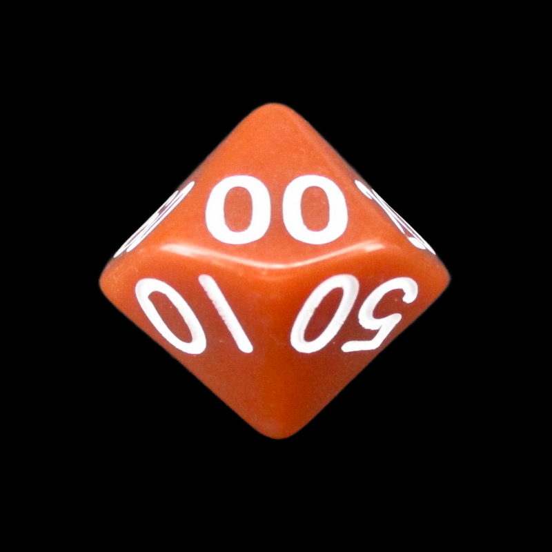 TDSO Opaque Brown Percentile Dice