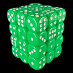 TDSO Opaque Green 36 x D6 Dice Set