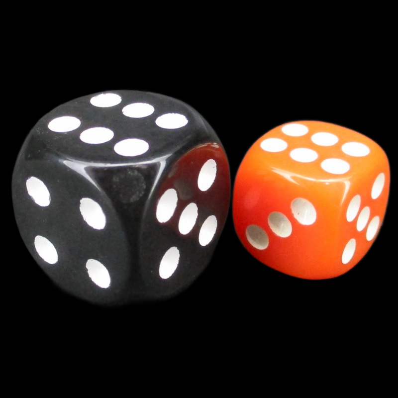 TDSO Opaque Orange 36 x D6 Dice Set