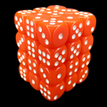 TDSO Opaque Orange 36 x D6 Dice Set