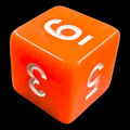 TDSO Opaque Orange D6 Dice
