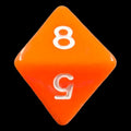 TDSO Opaque Orange D8 Dice