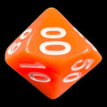 TDSO Opaque Orange Percentile Dice