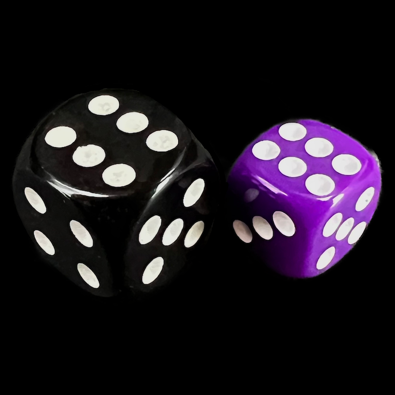 TDSO Opaque Purple 36 x D6 Dice Set