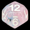 TDSO Ribbon Pink Butterfly D12 Dice