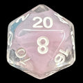 TDSO Ribbon Pink Butterfly D20 Dice