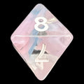 TDSO Ribbon Pink Butterfly D8 Dice
