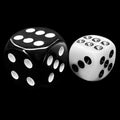 TDSO Opaque White 12mm D6 Spot Dice