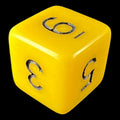 TDSO Opaque Yellow D6 Dice