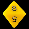 TDSO Opaque Yellow D8 Dice